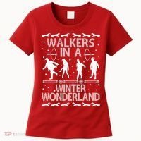 Walkers In A Winter Wonderland Women's T-Shirt thumb 0