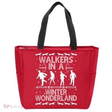 Walkers In A Winter Wonderland Tote Bag
