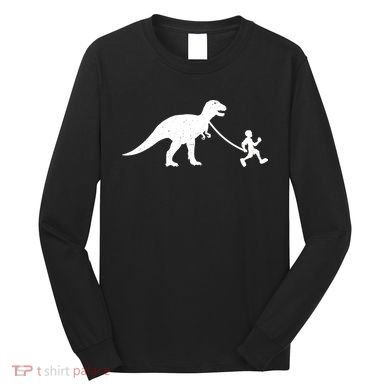 Walking My T-Rex Long Sleeve Shirt