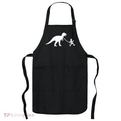Walking My T-Rex Apron
