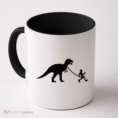 Walking My T-Rex Coffee Mug