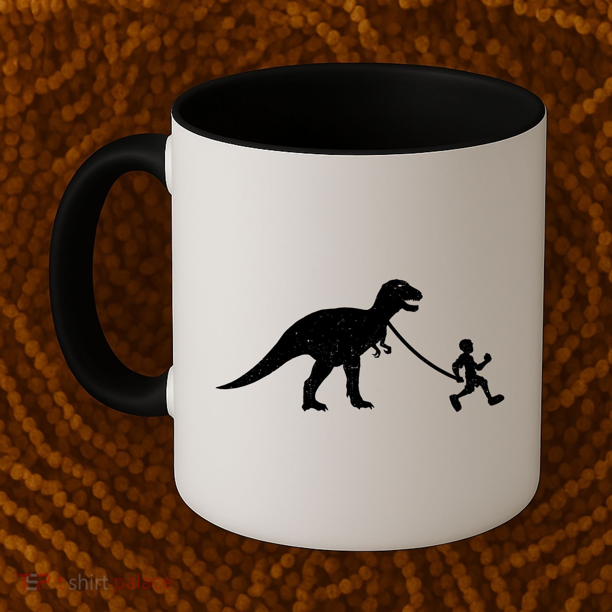 Walking My T-Rex Coffee Mug
