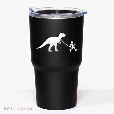 Walking My T-Rex Tumbler