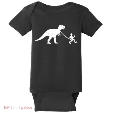 Walking My T-Rex Baby Bodysuit