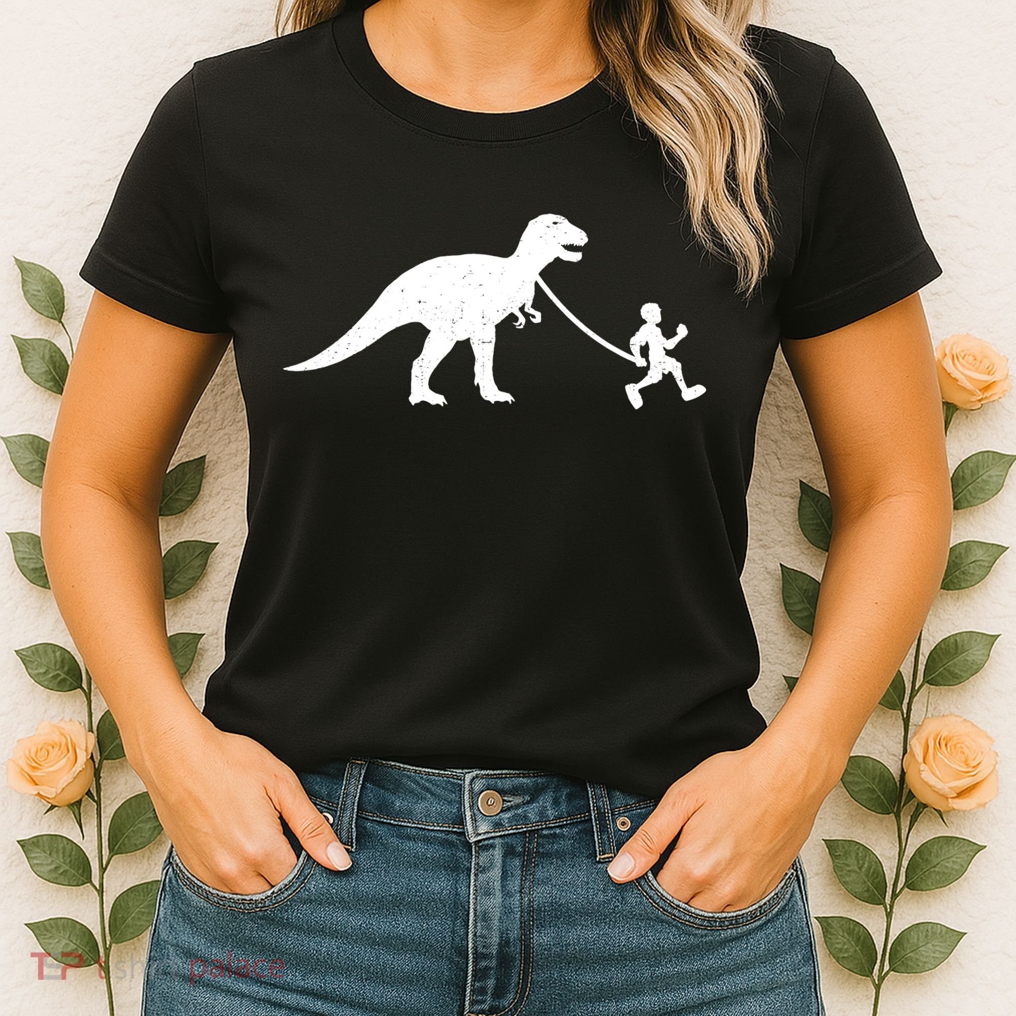 Walking My T-Rex Women's T-Shirt