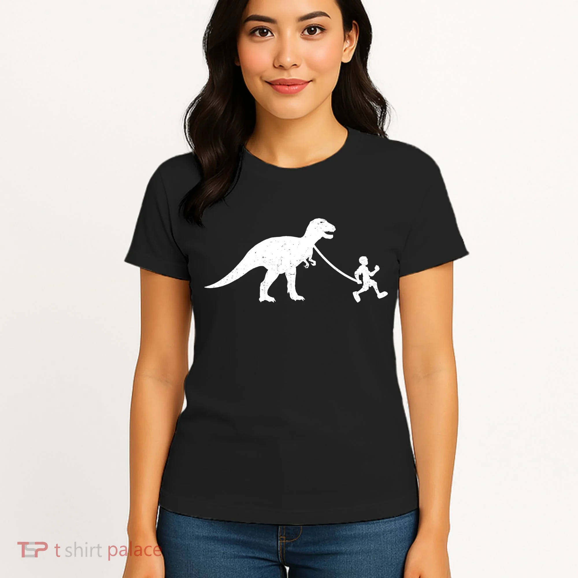 Walking My T-Rex Women's T-Shirt