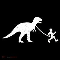 Walking My T-Rex Kids Sweatshirt thumb 2