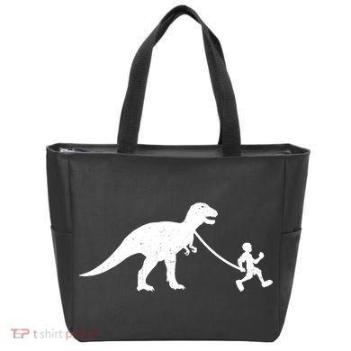 Walking My T-Rex Tote Bag