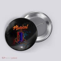 Walkman Los Angeles California Retro Button thumb 0