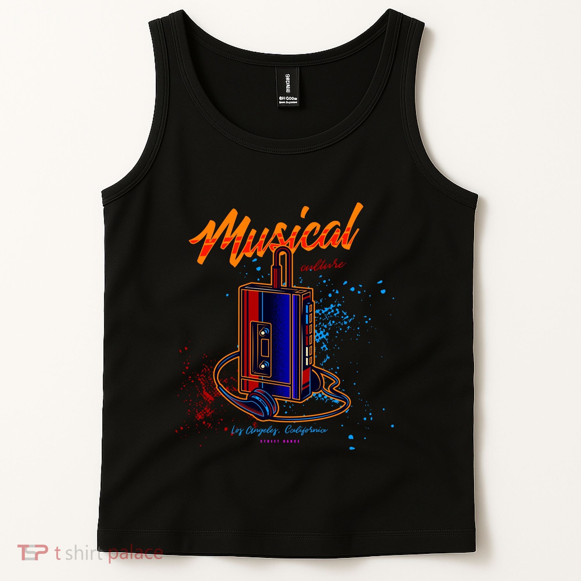 Walkman Los Angeles California Retro Tank Top