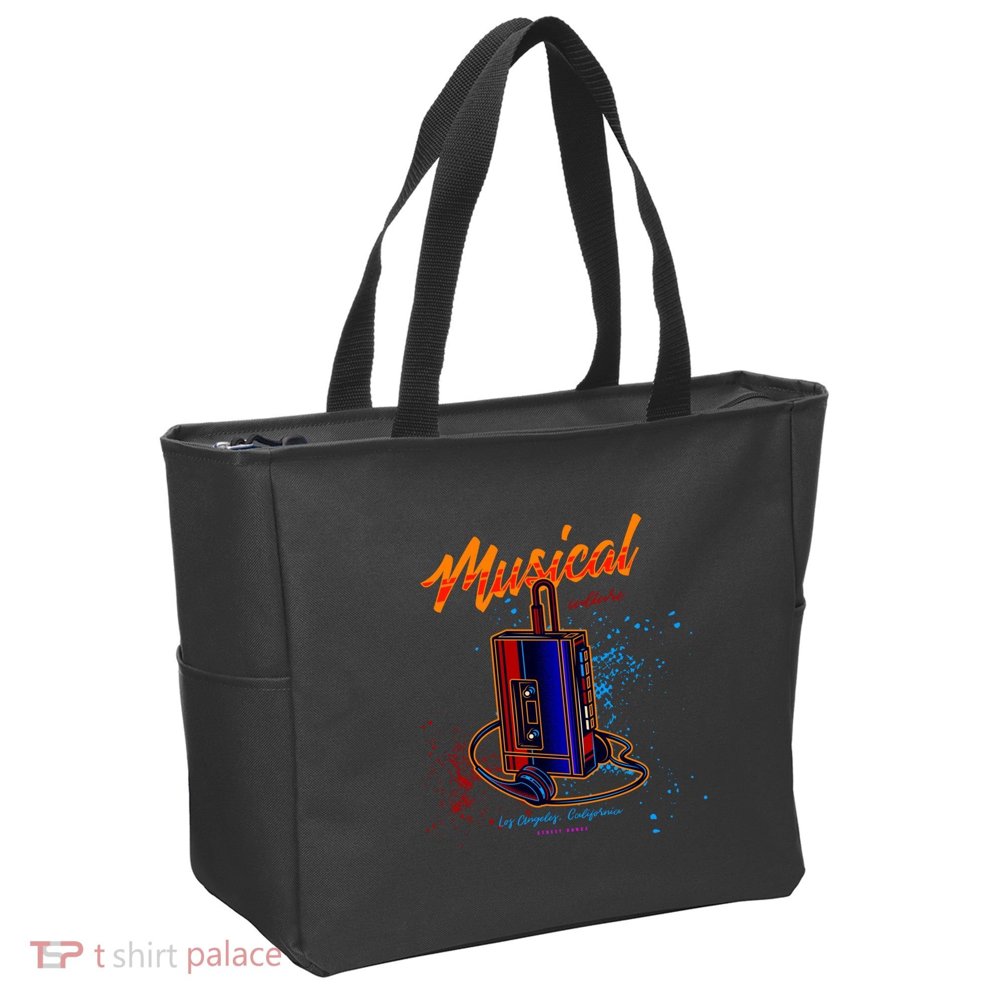 Walkman Los Angeles California Retro Tote Bag