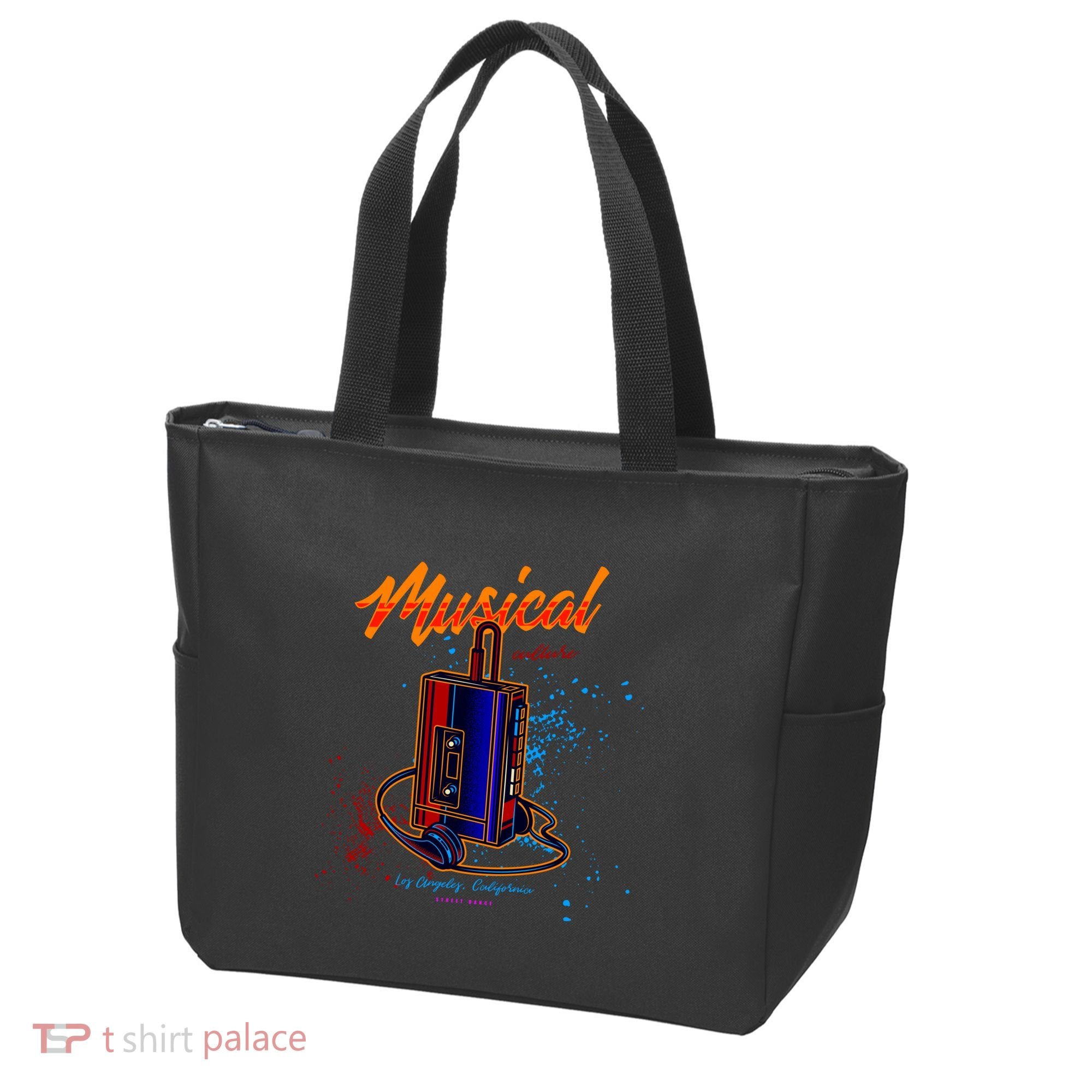 Walkman Los Angeles California Retro Tote Bag