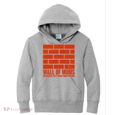 Wall Of Moms Peaceful Citizen Protection Kids Hoodie
