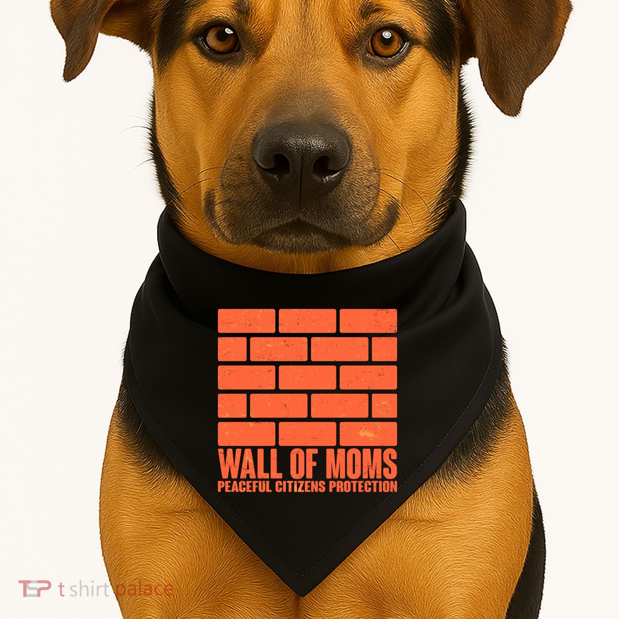 Wall Of Moms Peaceful Citizen Protection USA-Made Doggie Bandana