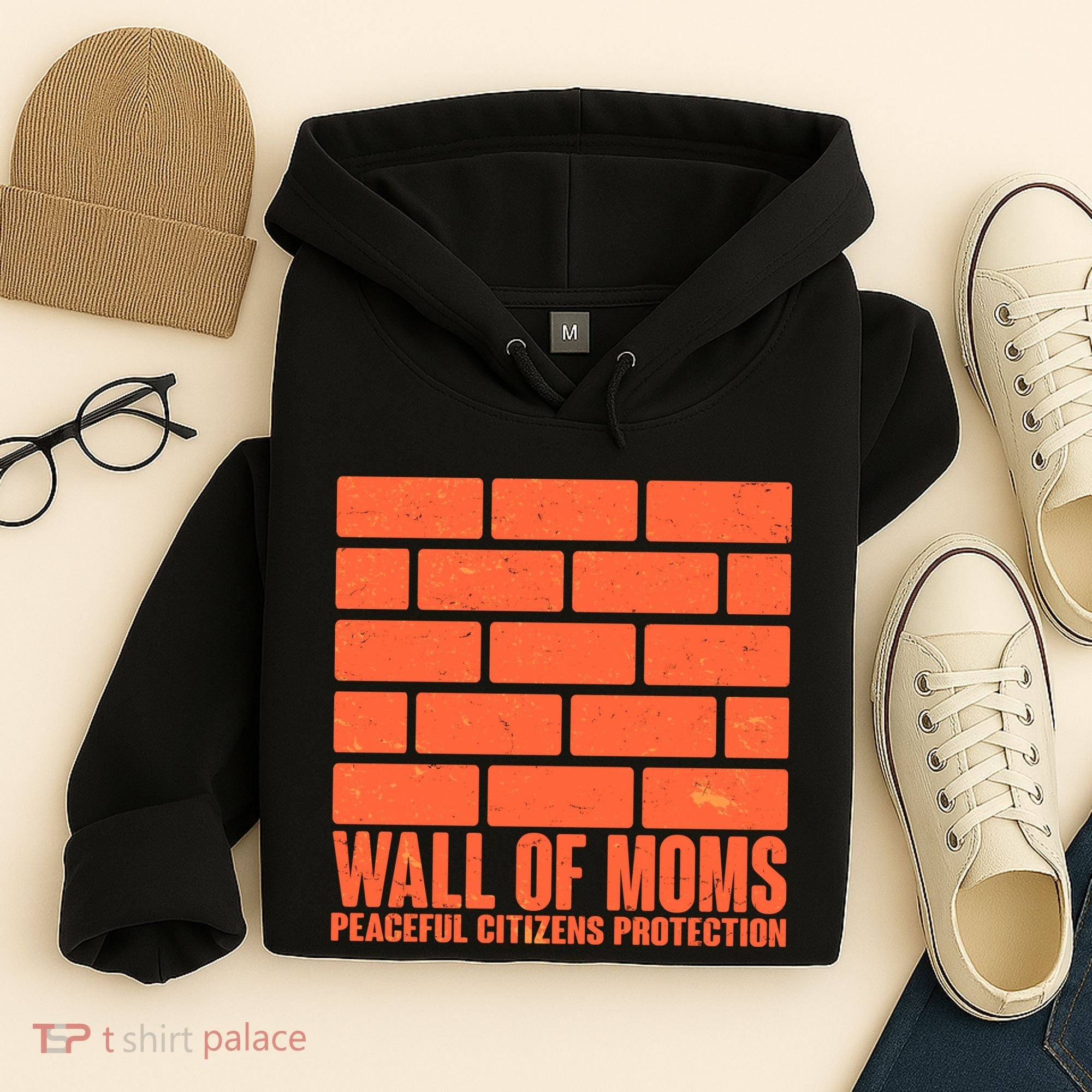 Wall Of Moms Peaceful Citizen Protection Hoodie