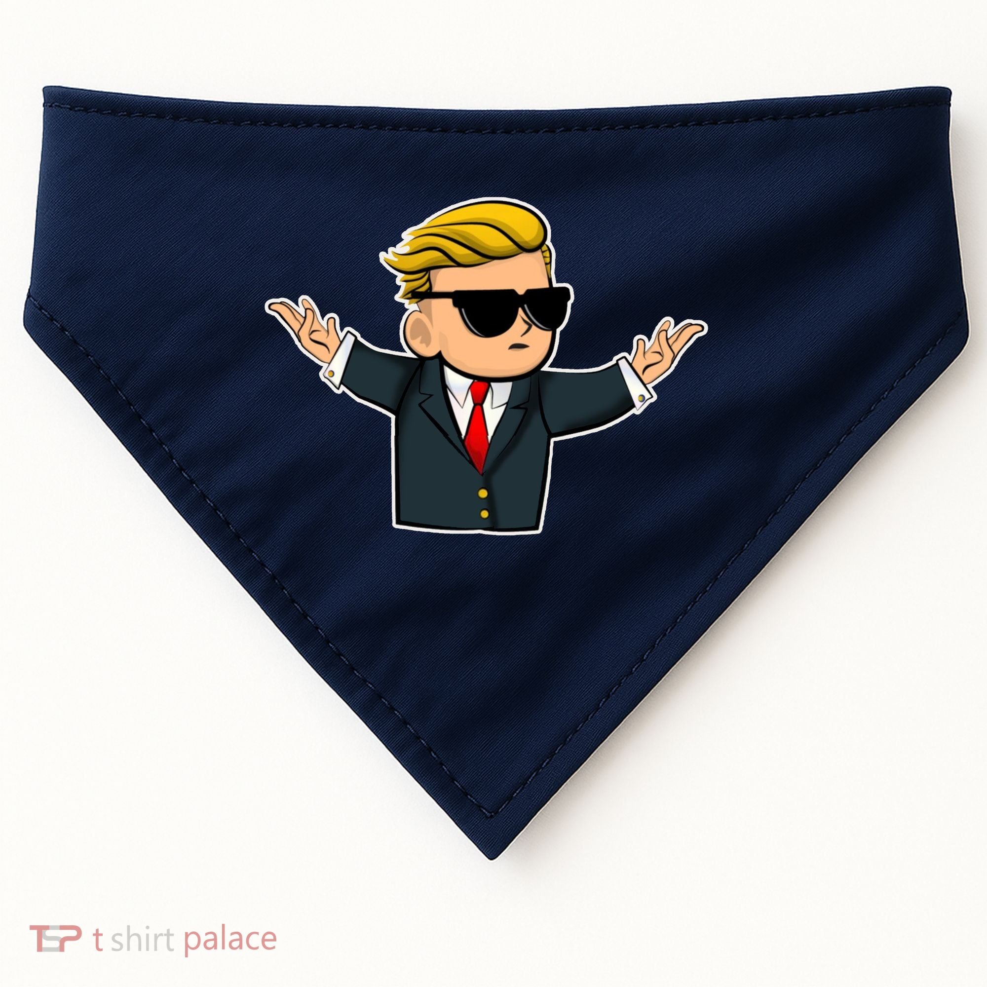 Wall Street Bets Guy USA-Made Doggie Bandana