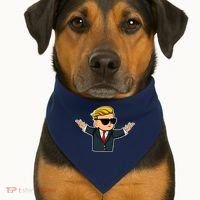 Wall Street Bets Guy USA-Made Doggie Bandana thumb 1