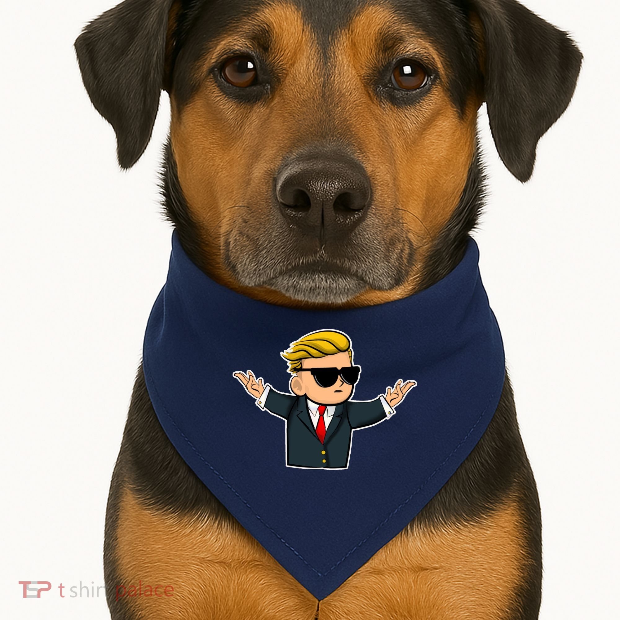 Wall Street Bets Guy USA-Made Doggie Bandana