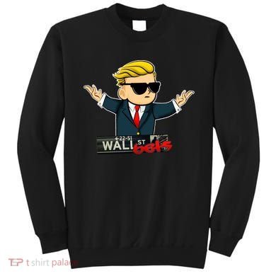 Wall Street Bets Guy Investing Stocks Sweatshirt