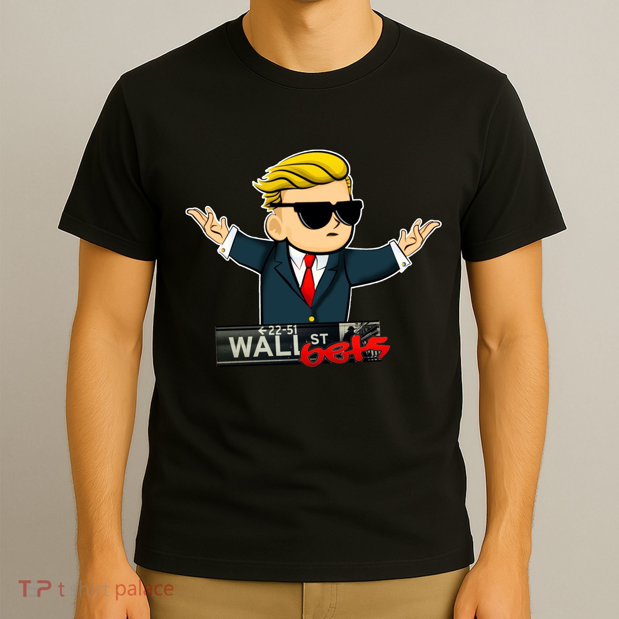 Wall Street Bets Guy Investing Stocks T-Shirt