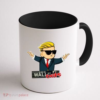 Wall Street Bets Guy Investing Stocks Coffee Mug back