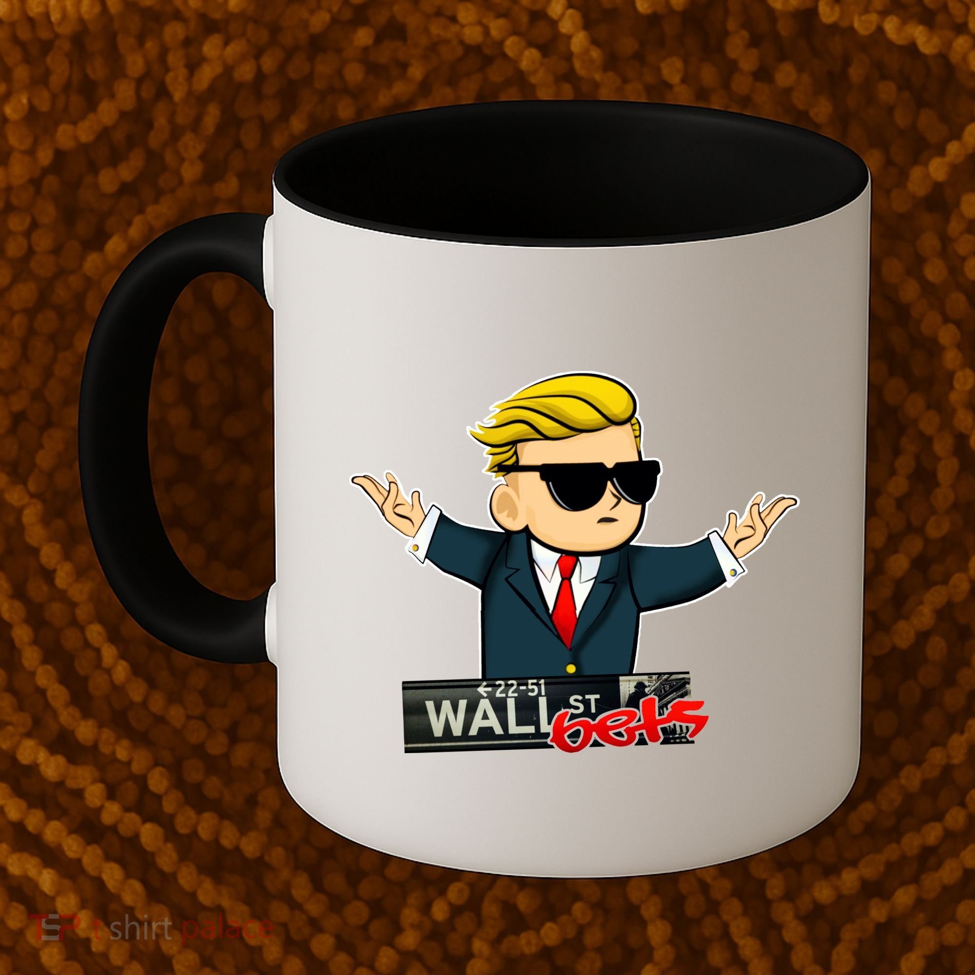 Wall Street Bets Guy Investing Stocks Coffee Mug
