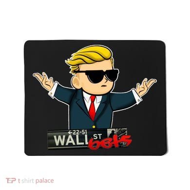 Wall Street Bets Guy Investing Stocks Mousepad