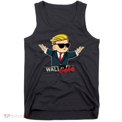 Wall Street Bets Guy Investing Stocks Tank Top