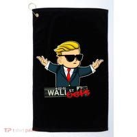 Wall Street Bets Guy Investing Stocks Golf Towel thumb 0