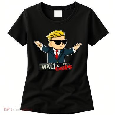 Wall Street Bets Guy Investing Stocks Women's T-Shirt