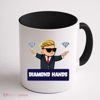 Wall Street Diamond Hands Coffee Mug thumb 1