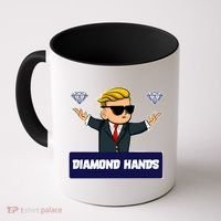 Wall Street Diamond Hands Coffee Mug thumb 0