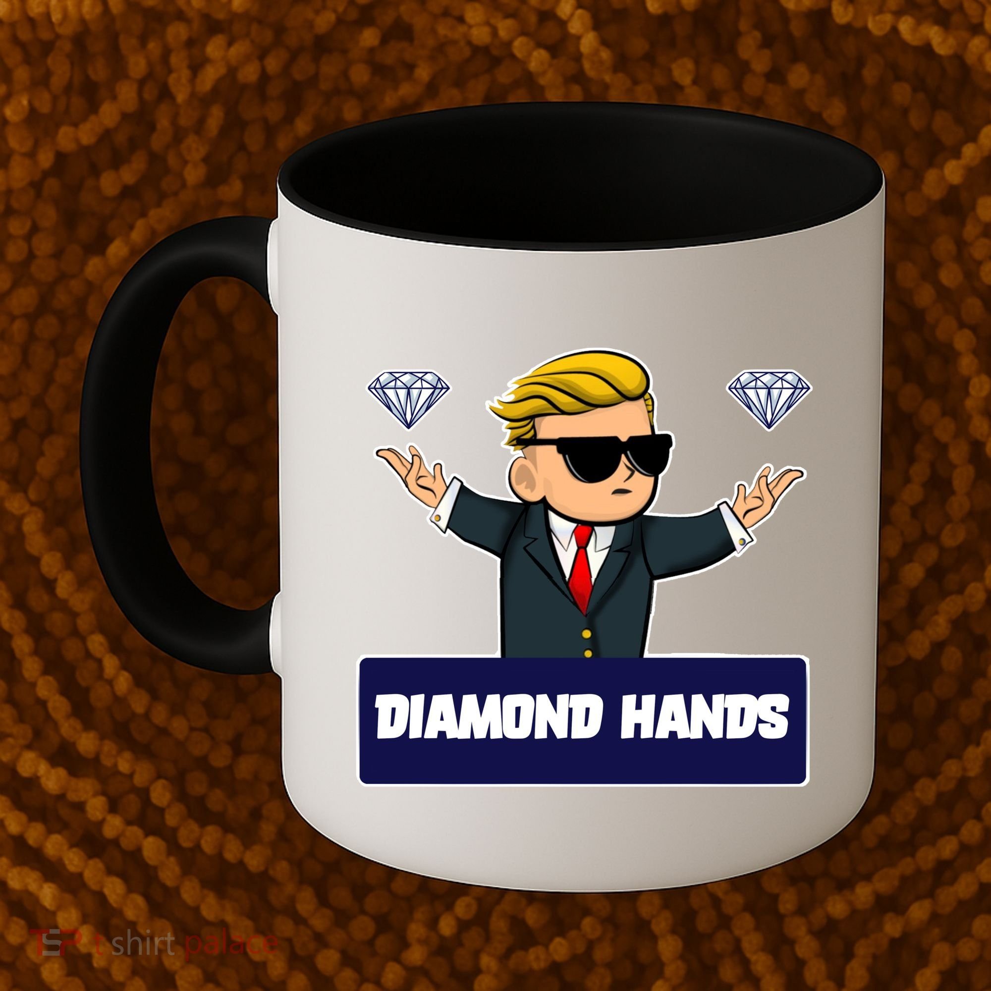 Wall Street Diamond Hands Coffee Mug