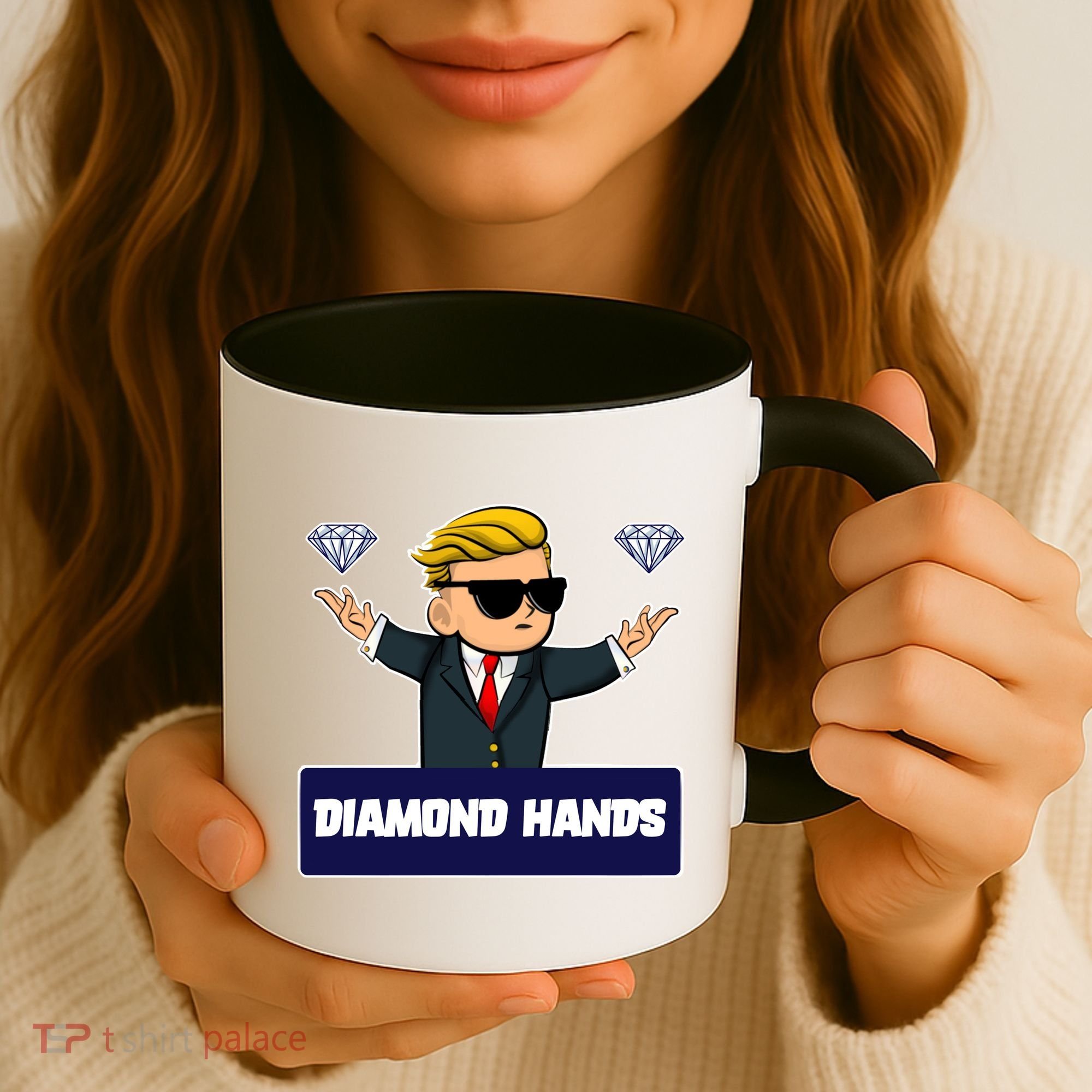 Wall Street Diamond Hands Coffee Mug