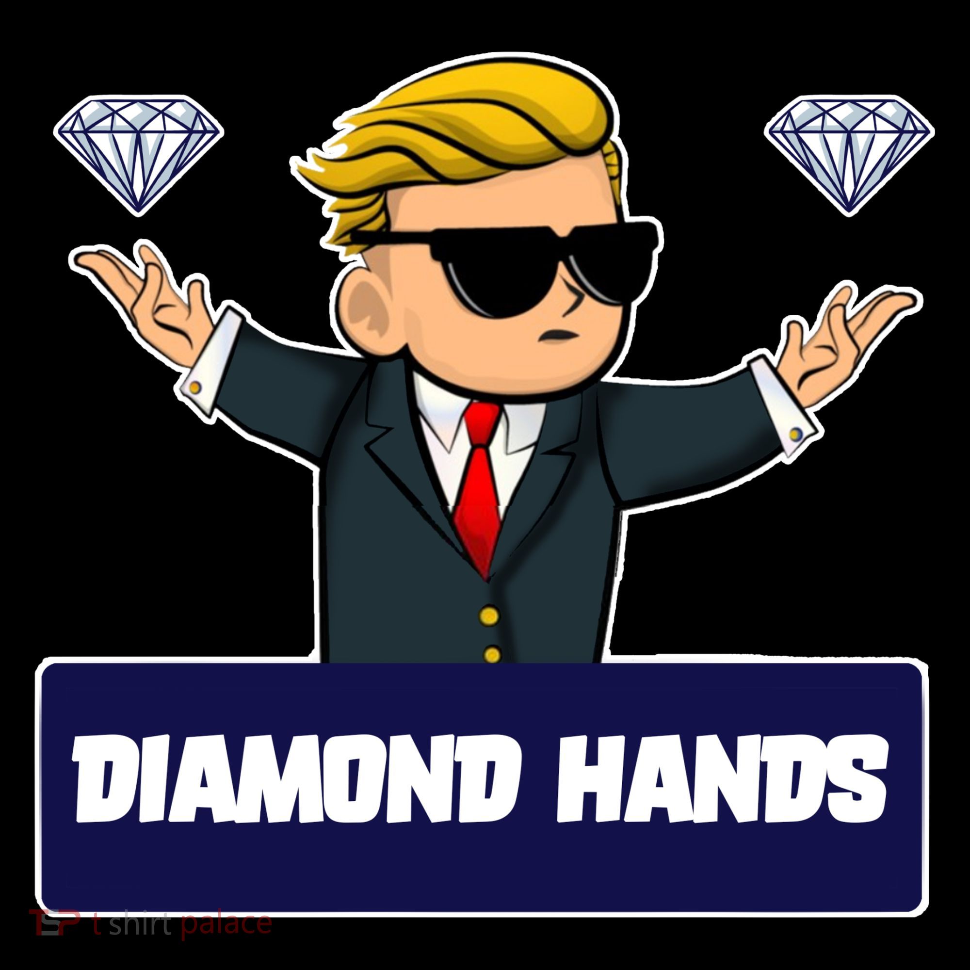 Wall Street Diamond Hands Ornament