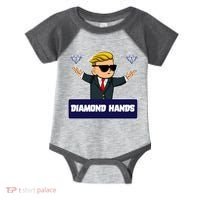 Wall Street Diamond Hands Infant Baby Jersey Bodysuit thumb 0