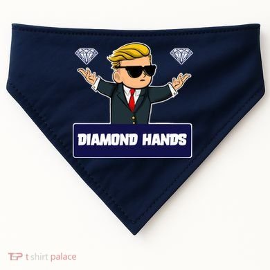 Wall Street Diamond Hands USA-Made Doggie Bandana