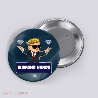 Wall Street Diamond Hands Button