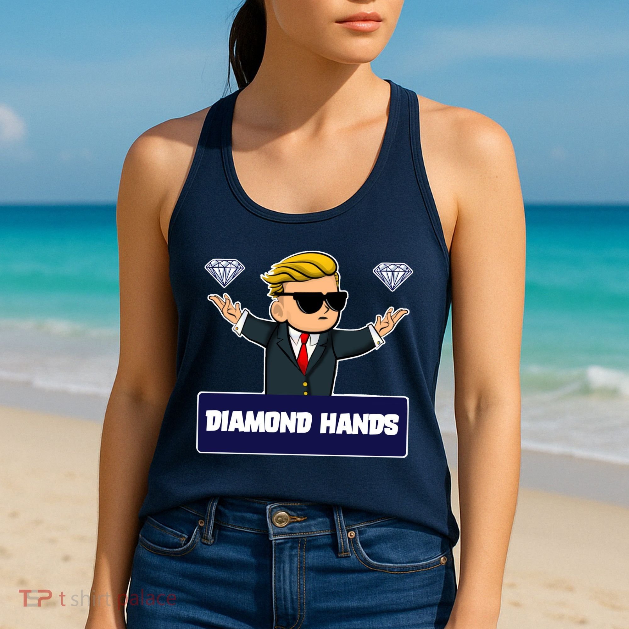 Wall Street Diamond Hands Women's Tank Top