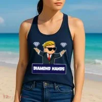 Wall Street Diamond Hands Women's Tank Top thumb 2