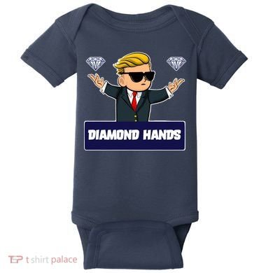 Wall Street Diamond Hands Baby Bodysuit