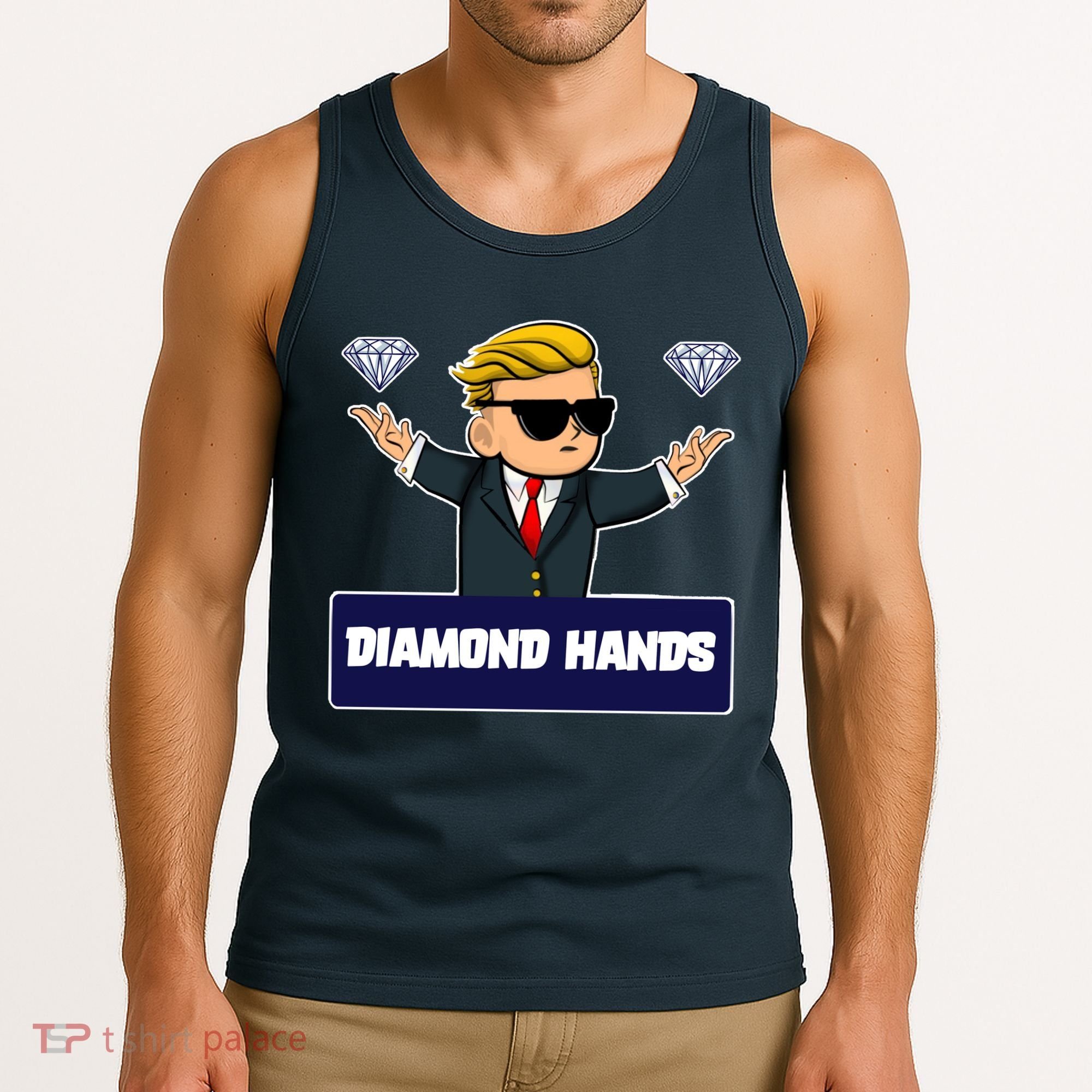 Wall Street Diamond Hands Tank Top