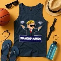 Wall Street Diamond Hands Tank Top thumb 4
