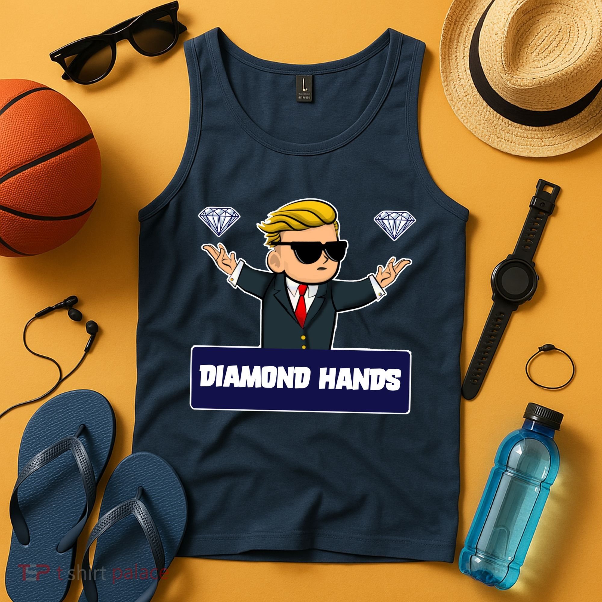 Wall Street Diamond Hands Tank Top