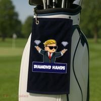 Wall Street Diamond Hands Golf Towel thumb 2