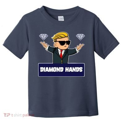 Wall Street Diamond Hands Toddler T-Shirt