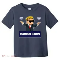 Wall Street Diamond Hands Toddler T-Shirt thumb 0