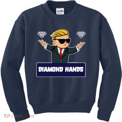 Wall Street Diamond Hands Kids Sweatshirt