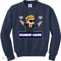 Wall Street Diamond Hands Kids Sweatshirt thumb 0