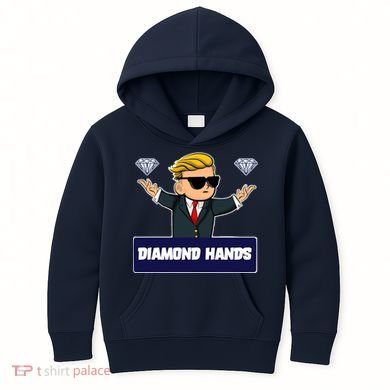 Wall Street Diamond Hands Kids Hoodie